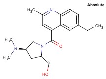 {(2S,4R)-4-(dimethylamino)-1-[(6-ethyl-2-methyl-4-quinolinyl)carbonyl]-2-pyrrolidinyl}methanol