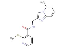 N-[(5-methylimidazo[1,2-a]pyridin-2-yl)methyl]-2-(methylthio)nicotinamide