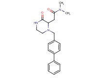2-[1-(4-biphenylylmethyl)-3-oxo-2-piperazinyl]-N,N-dimethylacetamide