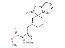 methyl 4-[(2-oxo-1,2-dihydro-1'H-spiro[indole-3,3'-piperidin]-1'-yl)methyl]-1H-pyrazole-3-carboxylate