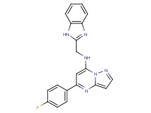 N-(1H-benzimidazol-2-ylmethyl)-5-(4-fluorophenyl)pyrazolo[1,5-a]pyrimidin-7-amine