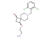 rel-(1R,3S)-3-(2-aminoethoxy)-7-(2,6-dichlorobenzyl)-7-azaspiro[3.5]nonan-1-ol dihydrochloride