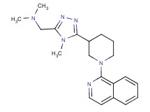 1-[5-(1-isoquinolin-1-ylpiperidin-3-yl)-4-methyl-4H-1,2,4-triazol-3-yl]-N,N-dimethylmethanamine