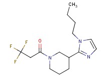 3-(1-butyl-1H-imidazol-2-yl)-1-(3,3,3-trifluoropropanoyl)piperidine
