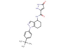N-[1-(4-tert-butylphenyl)-4,5,6,7-tetrahydro-1H-indazol-4-yl]-5-oxo-2,5-dihydro-1H-pyrazole-3-carboxamide