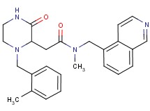 N-(5-isoquinolinylmethyl)-N-methyl-2-[1-(2-methylbenzyl)-3-oxo-2-piperazinyl]acetamide