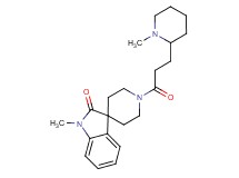 1-methyl-1'-[3-(1-methyl-2-piperidinyl)propanoyl]spiro[indole-3,4'-piperidin]-2(1H)-one