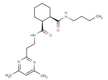 (1R*,2S*)-N-butyl-N'-[2-(4,6-dimethyl-2-pyrimidinyl)ethyl]-1,2-cyclohexanedicarboxamide