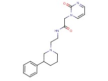 2-(2-oxopyrimidin-1(2H)-yl)-N-[2-(3-phenylpiperidin-1-yl)ethyl]acetamide