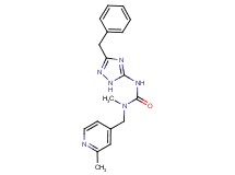 N'-(3-benzyl-1H-1,2,4-triazol-5-yl)-N-methyl-N-[(2-methylpyridin-4-yl)methyl]urea