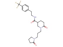 6-oxo-1-[3-(2-oxo-1-pyrrolidinyl)propyl]-N-{2-[4-(trifluoromethyl)phenyl]ethyl}-3-piperidinecarboxamide