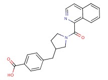 4-{[1-(isoquinolin-1-ylcarbonyl)pyrrolidin-3-yl]methyl}benzoic acid