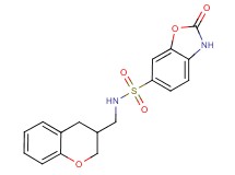 N-(3,4-dihydro-2H-chromen-3-ylmethyl)-2-oxo-2,3-dihydro-1,3-benzoxazole-6-sulfonamide