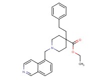 ethyl 1-(5-isoquinolinylmethyl)-4-(2-phenylethyl)-4-piperidinecarboxylate