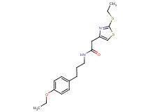 N-[3-(4-ethoxyphenyl)propyl]-2-[2-(ethylthio)-1,3-thiazol-4-yl]acetamide