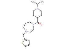 1-[(1-isopropyl-4-piperidinyl)carbonyl]-4-(2-thienylmethyl)-1,4-diazepane