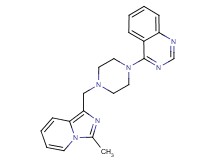 4-{4-[(3-methylimidazo[1,5-a]pyridin-1-yl)methyl]-1-piperazinyl}quinazoline
