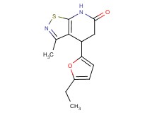 4-(5-ethyl-2-furyl)-3-methyl-4,7-dihydroisothiazolo[5,4-b]pyridin-6(5H)-one