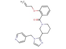 4-[(2-{1-[2-(allyloxy)benzoyl]piperidin-3-yl}-1H-imidazol-1-yl)methyl]pyridine