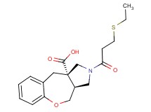 (3aS*,10aS*)-2-[3-(ethylthio)propanoyl]-2,3,3a,4-tetrahydro-1H-[1]benzoxepino[3,4-c]pyrrole-10a(10H)-carboxylic acid