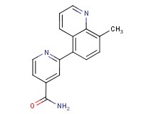 2-(8-methyl-5-quinolinyl)isonicotinamide trifluoroacetate