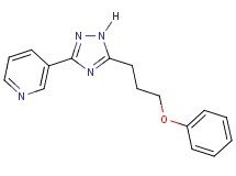 3-[5-(3-phenoxypropyl)-1H-1,2,4-triazol-3-yl]pyridine