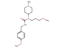 N'-(4-methoxybenzyl)-N-(3-methoxypropyl)-N-(1-methyl-4-piperidinyl)urea