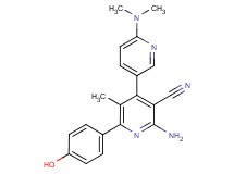 2'-amino-6-(dimethylamino)-6'-(4-hydroxyphenyl)-5'-methyl-3,4'-bipyridine-3'-carbonitrile