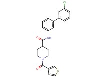 N-(3'-chloro-3-biphenylyl)-1-(3-thienylcarbonyl)-4-piperidinecarboxamide