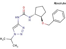 N-[(1R,2R)-2-(benzyloxy)cyclopentyl]-N'-(1-isopropyl-1H-1,2,3-triazol-4-yl)urea