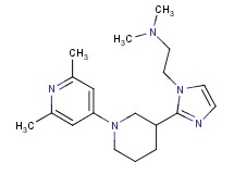 (2-{2-[1-(2,6-dimethylpyridin-4-yl)piperidin-3-yl]-1H-imidazol-1-yl}ethyl)dimethylamine