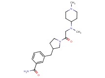 3-({1-[N-methyl-N-(1-methyl-4-piperidinyl)glycyl]-3-pyrrolidinyl}methyl)benzamide