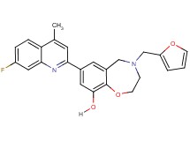 7-(7-fluoro-4-methyl-2-quinolinyl)-4-(2-furylmethyl)-2,3,4,5-tetrahydro-1,4-benzoxazepin-9-ol