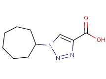 1-cycloheptyl-1H-1,2,3-triazole-4-carboxylic acid