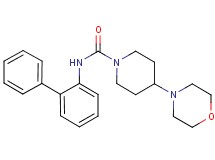 N-biphenyl-2-yl-4-morpholin-4-ylpiperidine-1-carboxamide