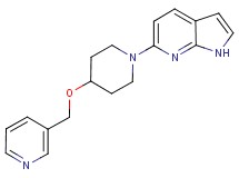 6-[4-(pyridin-3-ylmethoxy)piperidin-1-yl]-1H-pyrrolo[2,3-b]pyridine