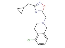 5-chloro-2-{[3-(cyclopropylmethyl)-1,2,4-oxadiazol-5-yl]methyl}-1,2,3,4-tetrahydroisoquinoline