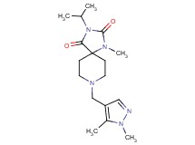 8-[(1,5-dimethyl-1H-pyrazol-4-yl)methyl]-3-isopropyl-1-methyl-1,3,8-triazaspiro[4.5]decane-2,4-dione