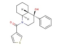 (4S*,4aS*,8aS*)-4-phenyl-1-(3-thienylcarbonyl)decahydro-4-quinolinol