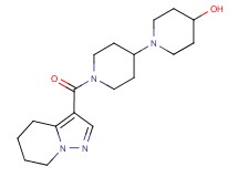 1'-(4,5,6,7-tetrahydropyrazolo[1,5-a]pyridin-3-ylcarbonyl)-1,4'-bipiperidin-4-ol