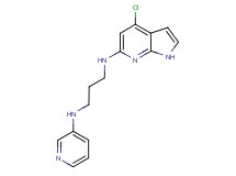 N-(4-chloro-1H-pyrrolo[2,3-b]pyridin-6-yl)-N'-pyridin-3-ylpropane-1,3-diamine