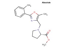 methyl 1-{[5-methyl-2-(2-methylphenyl)-1,3-oxazol-4-yl]methyl}-L-prolinate