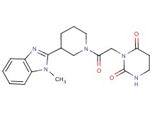 3-{2-[3-(1-methyl-1H-benzimidazol-2-yl)piperidin-1-yl]-2-oxoethyl}dihydropyrimidine-2,4(1H,3H)-dione