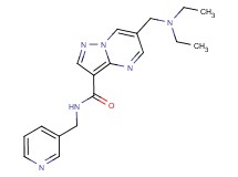 6-[(diethylamino)methyl]-N-(pyridin-3-ylmethyl)pyrazolo[1,5-a]pyrimidine-3-carboxamide