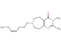 7-[(4Z)-hept-4-en-1-yl]-2,3-dimethyl-3,5,6,7,8,9-hexahydro-4H-pyrimido[4,5-d]azepin-4-one