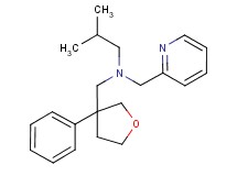 2-methyl-N-[(3-phenyltetrahydrofuran-3-yl)methyl]-N-(pyridin-2-ylmethyl)propan-1-amine
