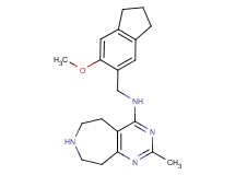 N-[(6-methoxy-2,3-dihydro-1H-inden-5-yl)methyl]-2-methyl-6,7,8,9-tetrahydro-5H-pyrimido[4,5-d]azepin-4-amine