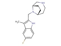 (1S*,6R*)-9-[(5-fluoro-3-methyl-1H-indol-2-yl)methyl]-3,9-diazabicyclo[4.2.1]nonane