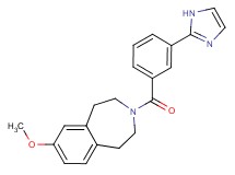 3-[3-(1H-imidazol-2-yl)benzoyl]-7-methoxy-2,3,4,5-tetrahydro-1H-3-benzazepine