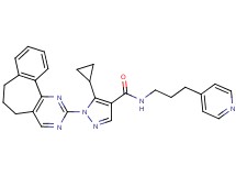 5-cyclopropyl-1-(6,7-dihydro-5H-benzo[6,7]cyclohepta[1,2-d]pyrimidin-2-yl)-N-[3-(4-pyridinyl)propyl]-1H-pyrazole-4-carboxamide